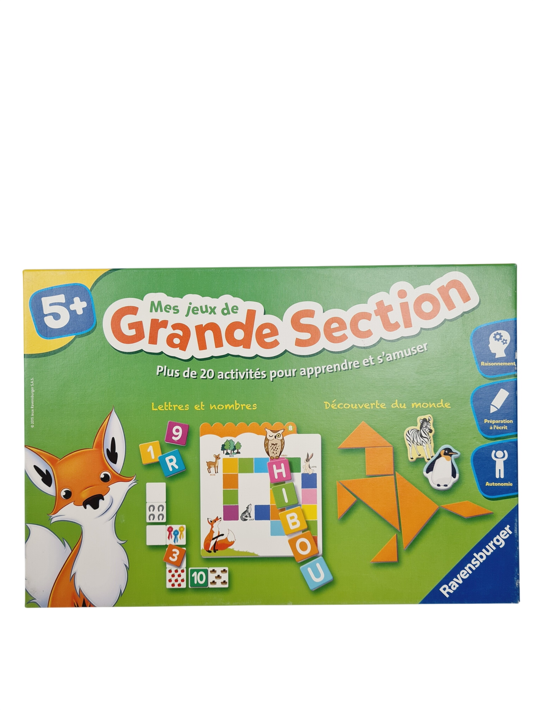 Jeu de pédagogique - Mes jeux de Grande Section - Ravensburger - 5 ans + Bon état -  reconditionné disponible sur Label Emmaüs
